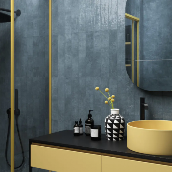 Πλακάκι Colorful Brick Ocean 7.5x40 Μπλε Γυαλιστερό